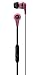 Skullcandy S2IKDY-133 Ink'd 2.0 Earbud Headphones with Mic (Pink/Black)