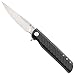 CRKT Ruger LCK Folding Pocket Knife: Folder with Liner Lock, Drop Point Plain Edge Blade, Reinforced Nylon Handle with Pocket Clip R3801