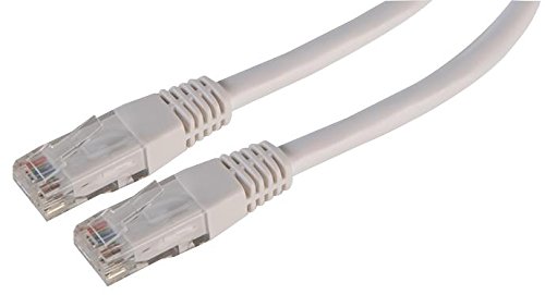 Pro Signal PSG90965 Cat6 RJ45 Male to Male UTP Ethernet Patch Lead, 1 m, White