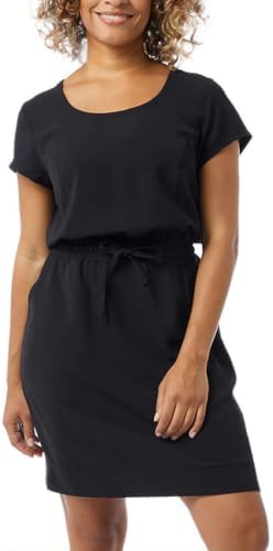 32 degrees ladies' soft lux dress (Heather Indigo, Large) at Amazon Women's Clothing store shirt dress made of