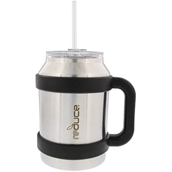 Reduce Cold1 50oz Stainless Steel Tumbler With Straw, Lid and Easy-Carry Handle - Large Insulated Mug for Hot and Cold Drinks, 36 Hours Cold - Sweat-Proof Body, BPA Free - Stainless Steel