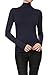 WHITE APPAREL Women's Long Sleeve Mock Turtleneck Top - Navy