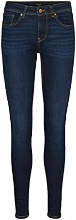 Vero Moda Women's Vmlux Mr Slim Jeans 