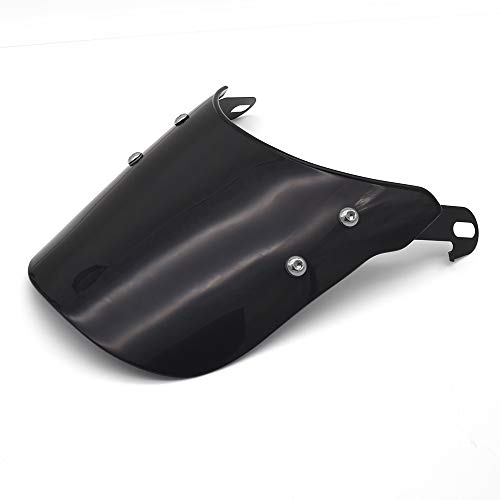 Motorcycle Small Windshields,Universal Windscreen Wind Defector w/Mount