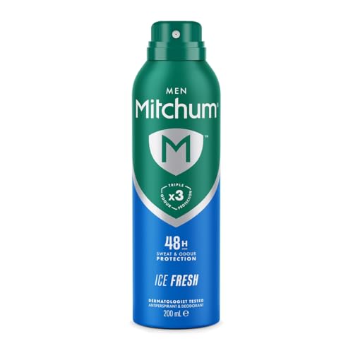 Mitchum Men Triple Odor Defense 48h Protection Deodorant Spray, 200ml