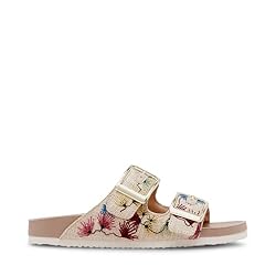 Madden Girl Women's Bodiee Slide Sandal, Raffia