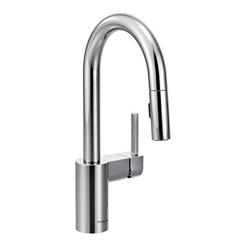 Moen Align 5965 Single Lever Pull-Down Bar/Prep Faucet with 