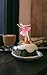 Meant2ToBe Ballerina Birthday Cake Bunting Topper with Pink Bows and Straws with Pink Dress- Dancing Girl Cupcake Toppers-Party Favors Birthday Party Decoration for Girls 28PCS