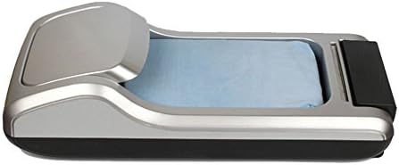 Shoe cover machine PPS material Disposable shoe film machine Commerce Household Automatic film cutting complete in one step 20*9*6 inches ( Color : Silver )