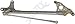 APDTY 713613 Windshield Wiper Transmission/Linkage Fits 1997-2001 Honda CR-V (Replaces 76530-S10-A01, 76530S10A01)