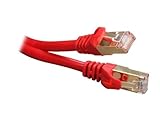 Rosewill 1-Feet Cat 7 Red Color Shielded Twisted Pair (S/STP) Networking Cable (RCNC-11041)