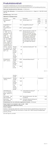 LG Electronics F6WV710P2S Waschmaschine EEK A Frontlader 10,5 kg 1600 Umin Dampf Inverter Direktantrieb 5