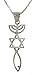 AJDesign Sterling Silver Messianic Seal Pendant Spiritual Religious Jewelry Grafted Necklace Pendant with Chain (18)