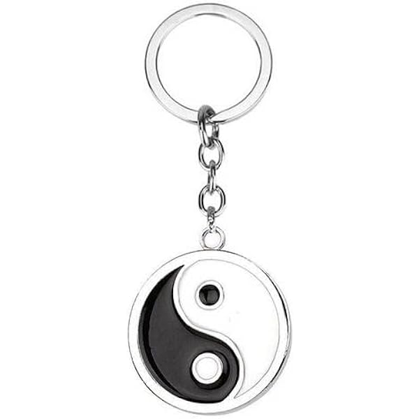 Amazon.com: ShiQiao Spl Ying Yang Keychain for Women and Men