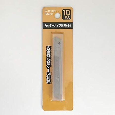 Amazon Co Jp カッターナイフ用替刃 小 １０枚入 ホビー