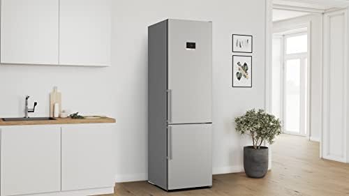 Elettrodomestici KGN397ICT Serie 4, Frigo-congelatore combinato da libero posizionamento, 203 x 60 cm, inox-easyclean