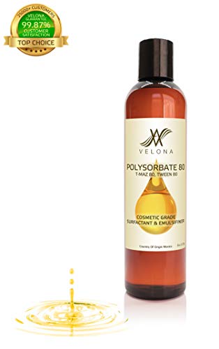 image for 100% POLYSORBATE 80 by Velona | Solubilizer, Food & Cosmetic Grade | A