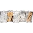 BV Medical Clear Sundry Jars Unlabeled Set of 5