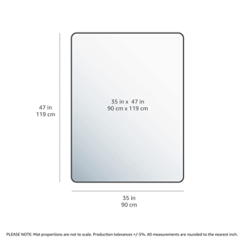 Amazon Basics Polycarbonate Office Carpet Chair Mat, for Thick Carpets, 35" x 47" Pricepulse