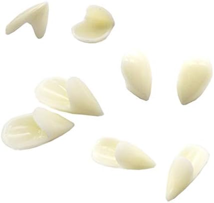 zono Vampire Teeth Fangs Dentures Props Halloween Costume Props Party Favors Mask Holiday DIY Decorations Horror Adult for Kids