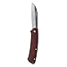 Benchmade - Proper 319 Knife, Sheepsfoot Blade, Plain Edge, Satin Finish, Red Contoured G10 Handle