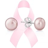 PAVOI Pink - Peach Pearls National Breast Cancer Awareness Foundation - Freshwater Cultured AAA+ Quality
