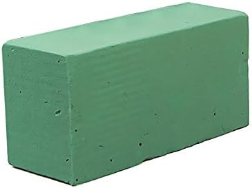 Cheng Store Diy フラワーアレンジメント 花の泥 フラワー資材 生花用ブリック花屋用品 ドライ 1個入り フラワーホルダー ショップ フォーム 吸水泥 レンガ オアシス