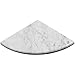 Premium Quality Italian Carrara Marble Corner Shelf Polished ( Pack of 2 pieces)