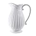 D'vine Dev 10 Inch White Ceramic Pitcher Vase for Home Décor, VS-PT-1