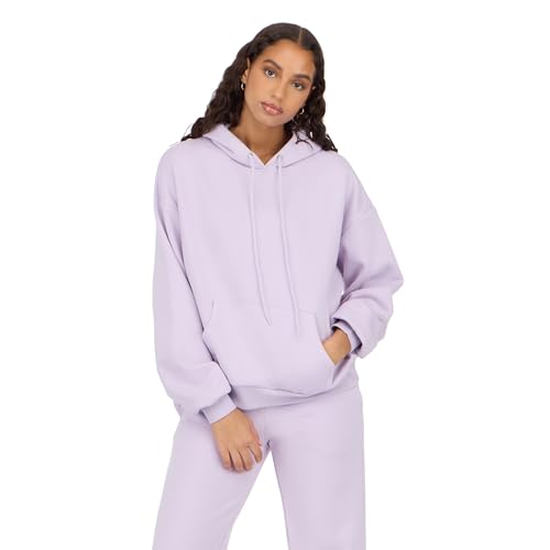 Forever 21 Women’s Oversized Fleece Hoodie – Cozy Pullover Sweatshirt with Kang…