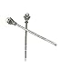 yueton Pack of 2 Vintage Rhinestone Pearl Hair Stick Vintage Hair Chopsticks Hairpin Chignon Pin (Pink+Colorful)