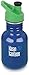 Klean Kanteen Kid Kanteen Classic Sport Single Wall Stainless Steel Kids Water Bottle with Sport Cap 3.0 Sky Diver