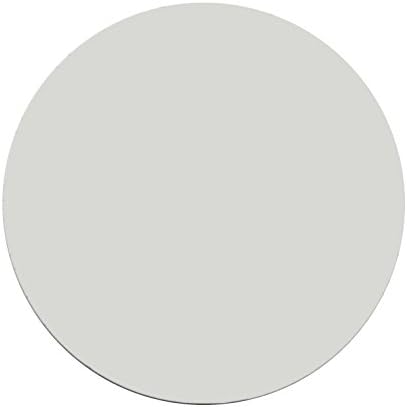 KleenSlateAdhesive Round Replacement Blank Dry Erase Circles, White, Pack of 24