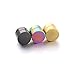 FANCER 20PCS 6MM 8MM Magnetic Fake Gauges Ear Stud Earrings Non Piercing Black Silver Rainbow Gold Blue