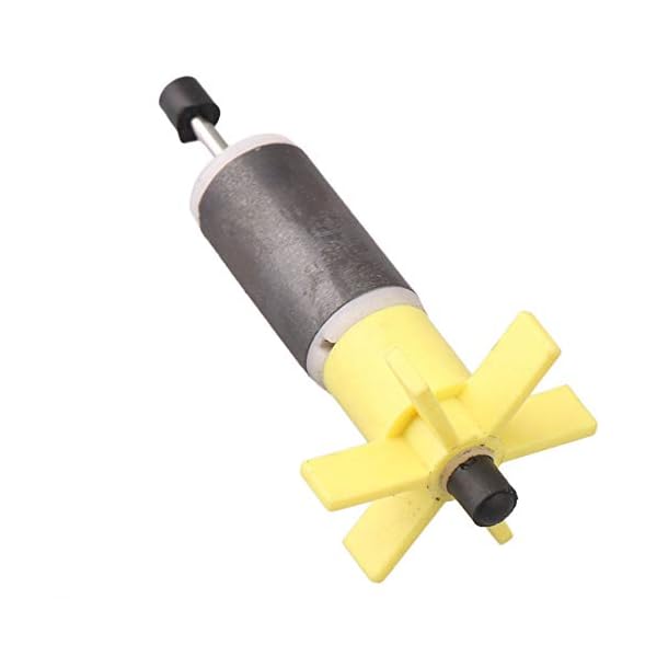 Mxfans-Yellow-16mm-Replacement-Filter-Impeller-Rotor-Shaft-Bearing-Pump-Rotor Mxfans Yellow 16mm Replacement Parts Filter Impeller Rotor Shaft Bearing Pump Rotor