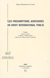 Les  présomptions judiciaires en droit international public
