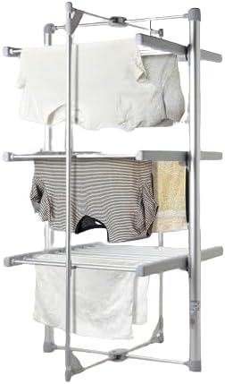 BARGAINS-GALORE 3 Tier Electric Clothes Airer 220W Heated Drying Rack