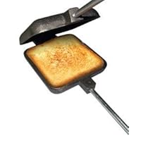 Guidesman Cast Iron Camp Grill Cooker Pie Maker Camp Fire Cooker 22" Long Handle