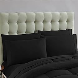 Sweet Home Collection 7 Piece Bed-in-A-Bag Solid