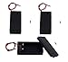 LampVPath (Pack of 3 9v Battery Holder, 9 Volt Battery Holder with Switch, 9v Battery Case with Switch