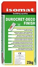 DUROCRET-Deco Finish 25kg-microcement Coating for Very Smooth Surface Finishing on Floors and Walls (White)