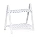 Furinno FNCP-33036 2-Tier Solid Pine Wood Outdoor Plant Shelves