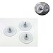 TsingFish 12 PCS Rubber Strong Suction Cup Replacements for Glass Table Tops with M4 Screw
