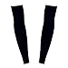 Elixir Arm Cooler Cooling Sleeves UV Protective Compression Arm Sleeves, 1 Pair, Black
