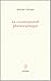 La communauté philosophique : Manifeste pour l'Université populaire by 