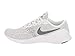 NIKE Womens Flex Contact Running Shoe White/Cool Grey-Metallic Silver (size 8)