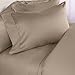 Twin Sleeper Sofa Bed Sheet Set Taupe 500 Thread Count (36