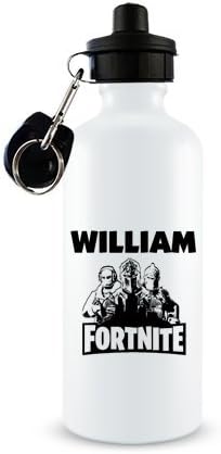 Hiros® Personalised [Fortnite] Themed Water Bottle For Kids - Customised water bottle, Kids Drinks bottle, Water Bottle, School Lunch Bag Bottle, Birthday Gift, Back to school, Gift for kids, Gym Bottle, Fitness Drink Bottle, Sports water bottle, Cycling Bottle