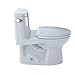 Ultramax II 1.28 GPF Elongated 1 Piece Toilet Finish: Cotton, Flush: Left