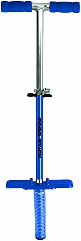 Gamez Galore Traditional Metal Pogo Stick with Collapsible Handlebars and Footrests (Blue)